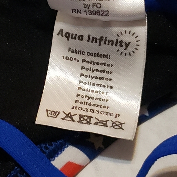 Micheal Phelps Patriotic Bathing Suit Top Red, White, and Blue - Picture 4 of 5